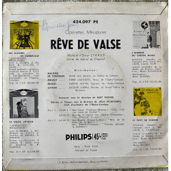 Operettes MINIATURES.RÊVE DE VALSE