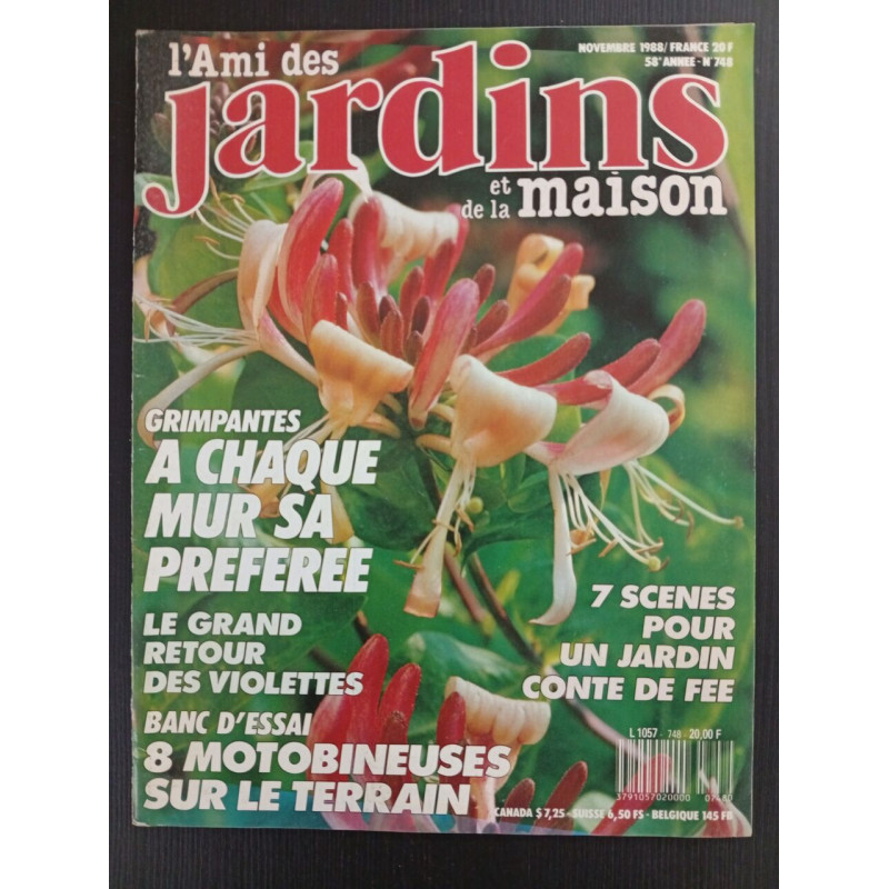 Revue L'ami des Jardins et de la Maison N° 748
