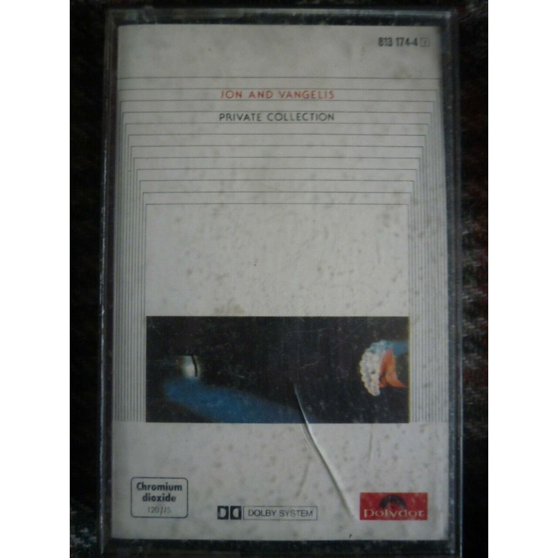 Jon and vangelis Private collection Cassette Audio-K7 813 174-4
