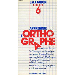Apprendre l'orthographe