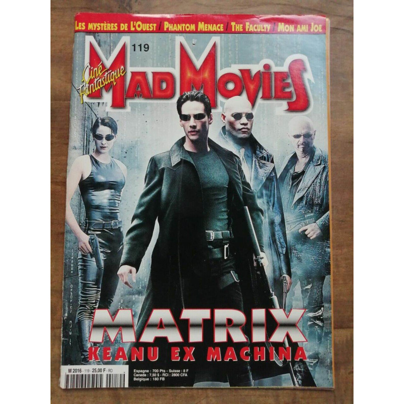 Ciné Fantastique Mad Movies Nº 119 Mai 1999