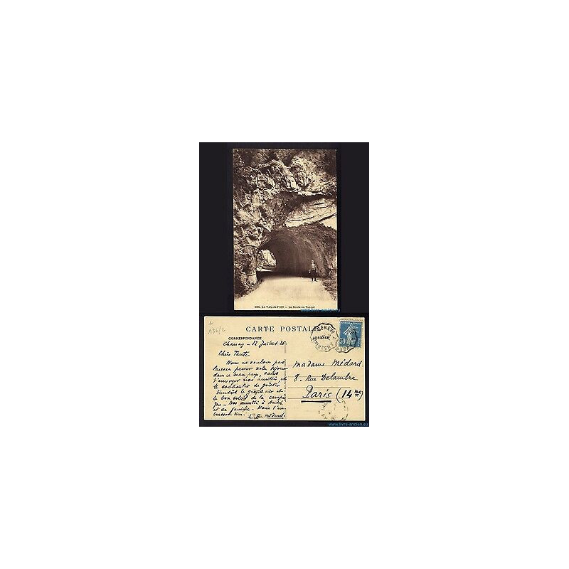 CPA 74 avec cachet ambulant A MARSEILLE CàD Paris XIV Distribution