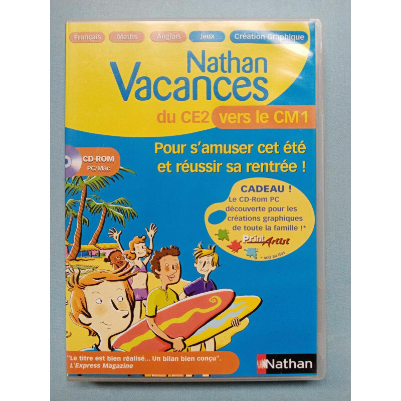 Vacances - Du CE2 vers le cm1 CD-ROM pcmac