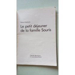 Le petit déjeuner de la famille Souris