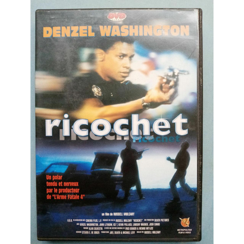 Ricochet Denzel Washington DVD simple