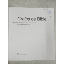 GRAINS DE BIBLE: 28 récits illustrés de l'Ancien L'Ancien et du...