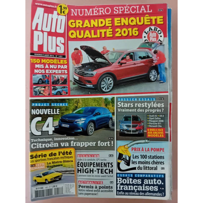 Revue Auto Plus N° 1457