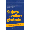 Sujets de culture générale : Concours catégories A et B IEP