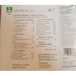 Carmina Burana [Import anglais]