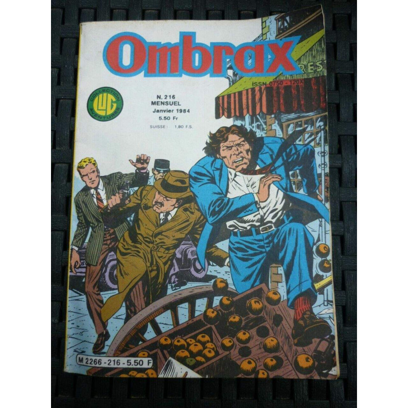 Ombrax mensuel n216 Martin mystère 6ème épisode Editions lug 011984