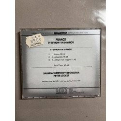 Franck Symphony in D minor - Peter Lucker CD
