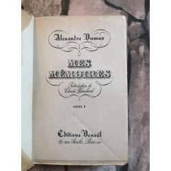 Mes mémoires - Tome 1