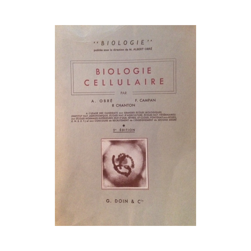 BIOLOGIE CELLULAIRE 2e édition