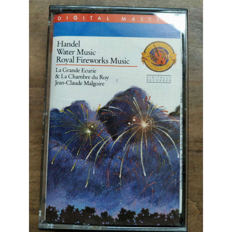 Handel Water Music - Jean-Claude malgoire Cassette Audio-K7 CBS...