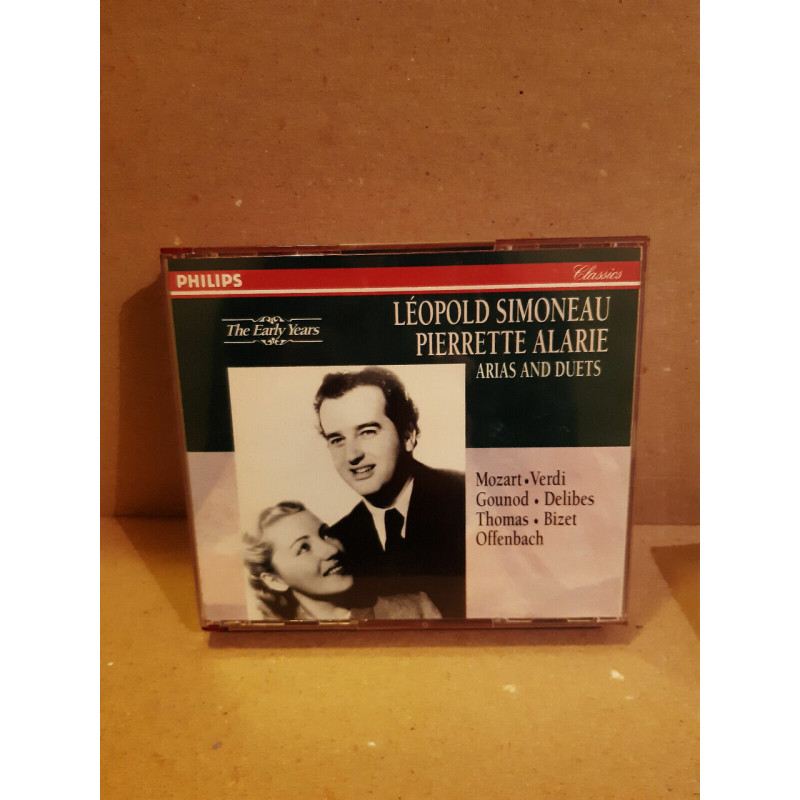 Léopold Simoneau Pierrette Alarie - Arias and duets 2 CD
