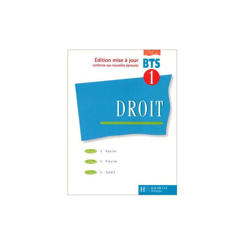 Droit - BTS première année élève