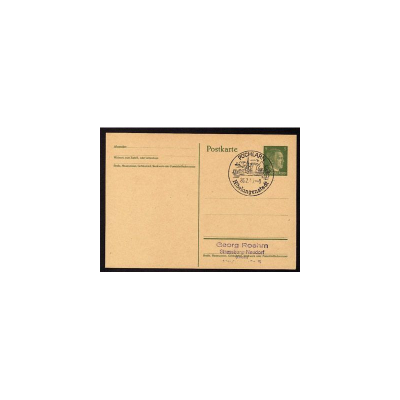 Ganzsache PÖCHLARN Cachet Spécial 260243 WW2