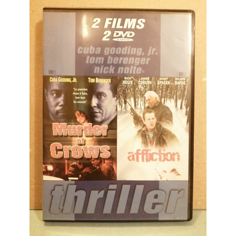 Murder of crows Affiction 2 films 2 DVD