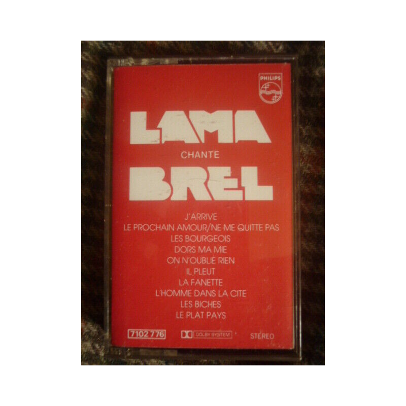 LAMA CHANTE BREL SERGE LAMA Cassette Audio-K7 PHILIPS 7102 776