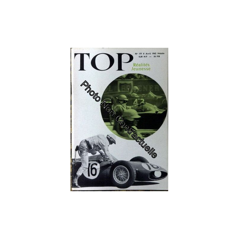 Top Realites Jeunesse N° 177 Du 08/04/1962