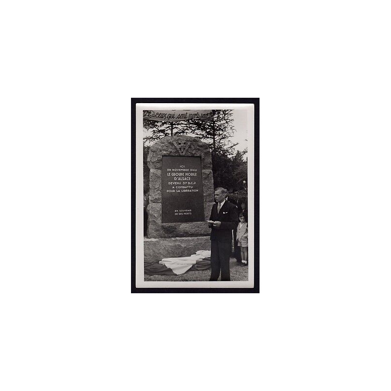 Photo seppois le bas 68 Monument du Groupe Mobile d'Alsace GMA...