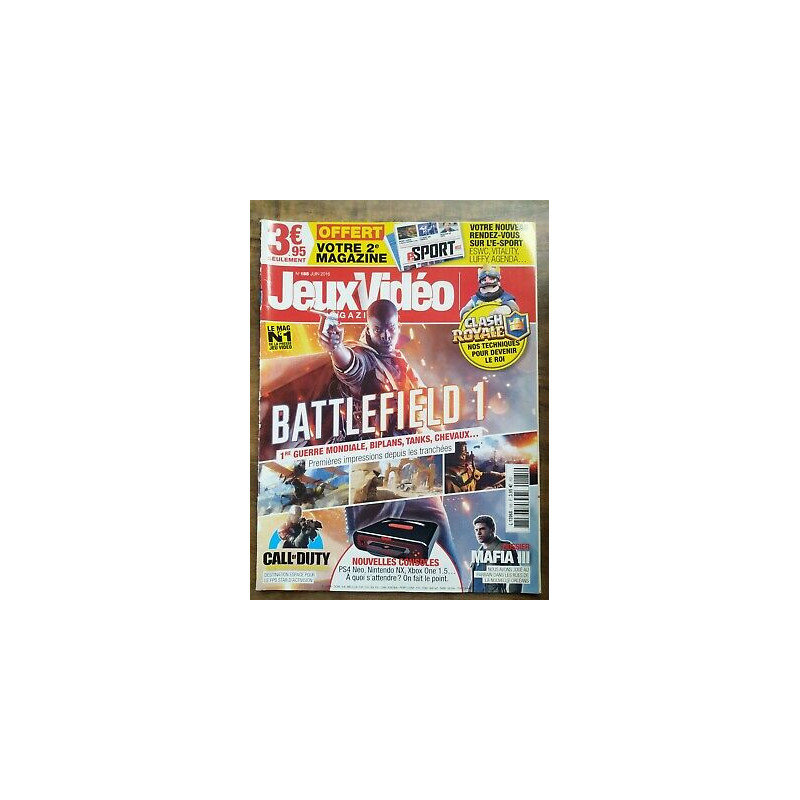 Jeux Vidéo Magazine Nº 185 Juin 2016