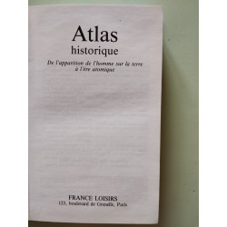 Atlas historique de l'apparition de l'homme sur la terre a l'ere...