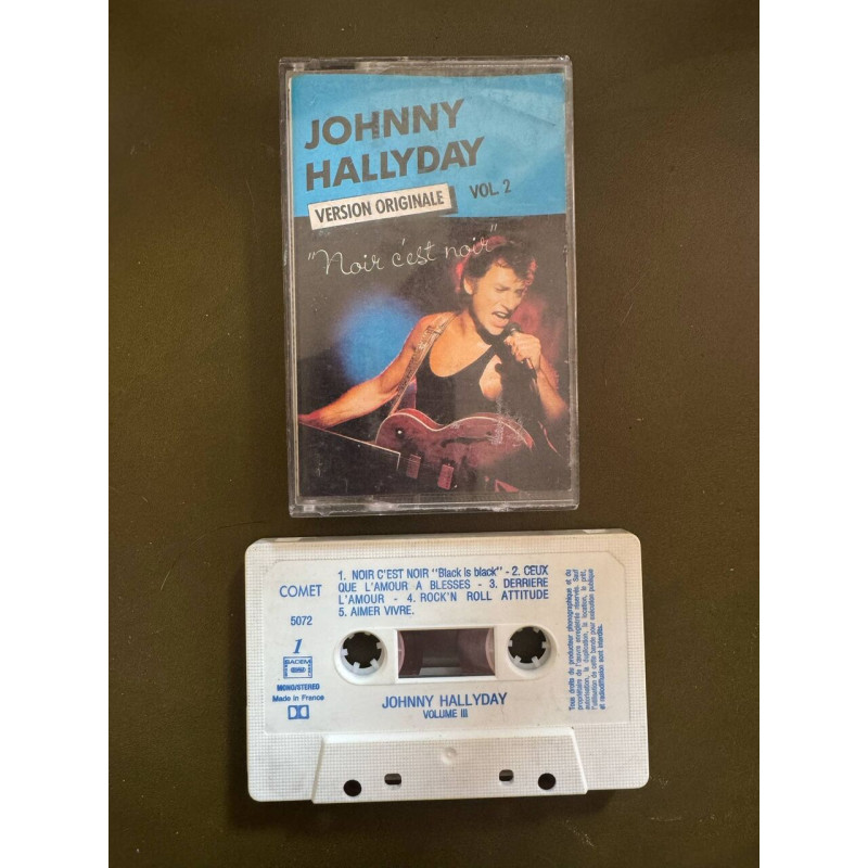 K7 Audio : Johnny Hallyday Vol. 2 - Noir c'est noir