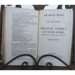1822 LE BEAU PERE ET LE GENDRE ou ET VICTOR AUGIER tomes 1 2