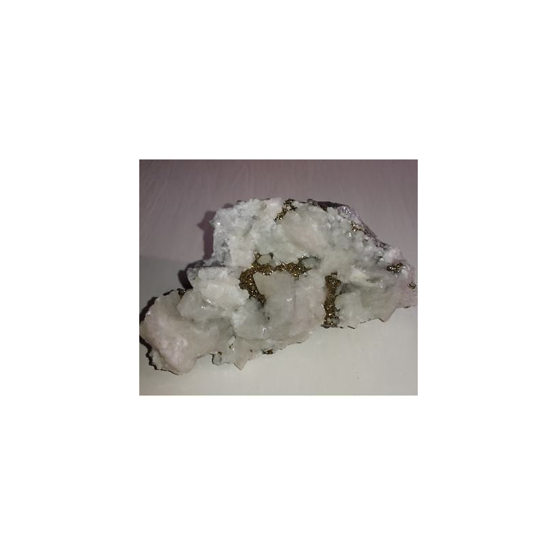 Pyrite sur calcite RCPAM4 200g 110mm54mm