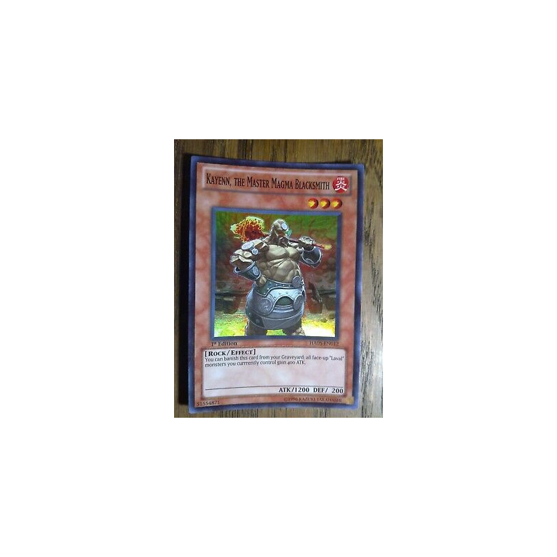 Kayenn the Master Magma Blacksmith HA05-EN012 Yu-Gi-Oh