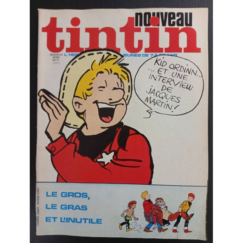 Revue Le Journal de Tintin Nouvelle série N° 71