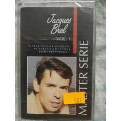 Jacques Brel Vol 1 Master Serie Cassette Audio-K7 NEUVE SOUS BLISTER
