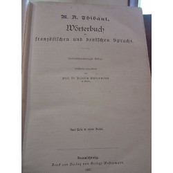 thibaut Dictionnaire français allemand et allemand français Brunswick