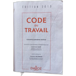 Code du travail - 2013 (75º Edition)
