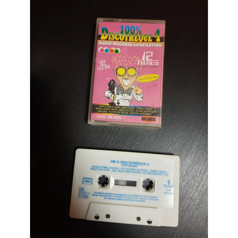 K7 Audio : 100% Discothèque 4 : 12 Titres (Tony Bram's)