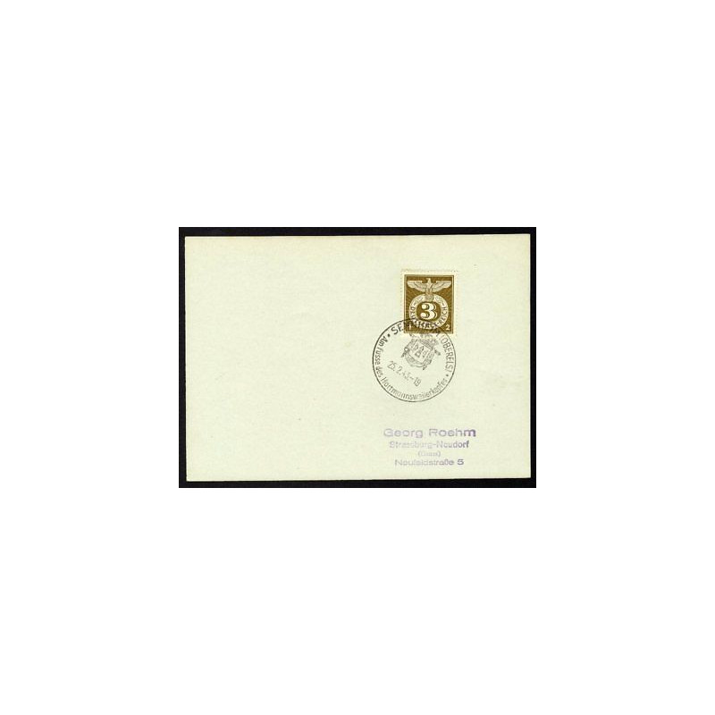 Allemagne n 762 Yv. cachet WW2 SENNHEIM Mi. 830