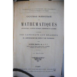 Naud COURS RESUME MATHEMATIQUES SCIENCES PHYSIQUES