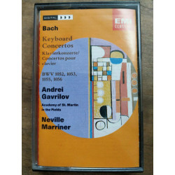 Bach Keyboard Concertos - Neville Marriner Cassette Audio-K7