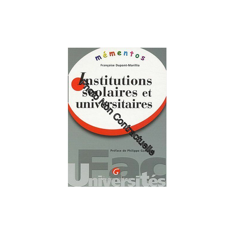Institutions scolaires et universitaires
