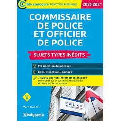 Commissaire de police et officier de police 2020/2021: Sujets...
