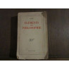 alain ELEMENTS DE PHILOSOPHIE