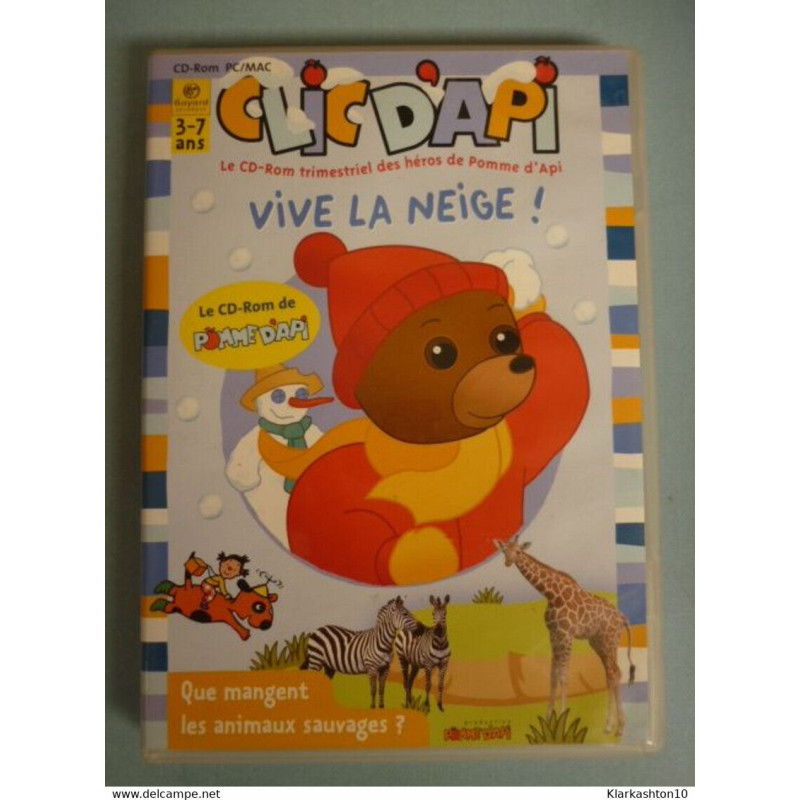 Clic d'Api - Vive la neige ! Que mangent les animaux sauvages ? DVD