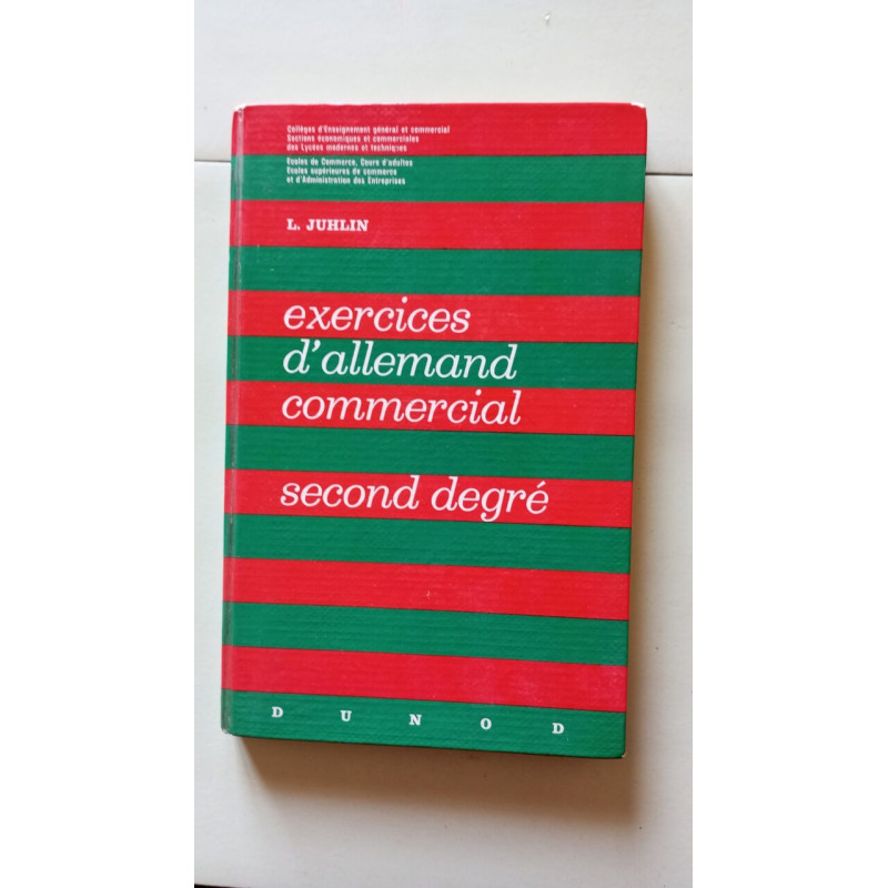 Exercices d'allemand commercial (second degré)