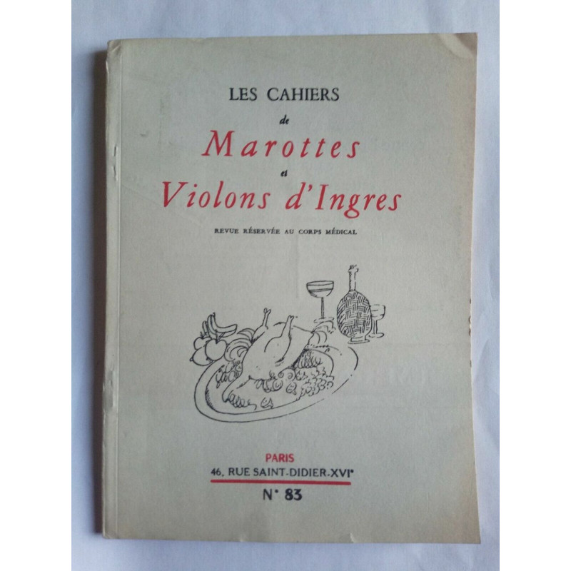 Les Cahiers de Marottes Violons d'Ingres Nº 83 1968