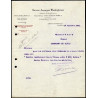 Facture Société Anonyme Westinghouse Usines au Havre et à Sevran
