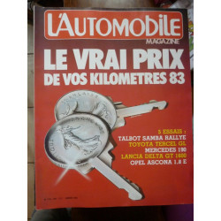 Magazine n439 Le vrai prix de vos km 83 mensuel Janvier 1983