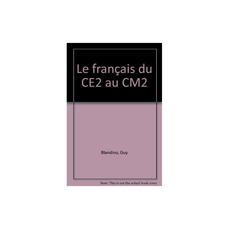 Aide mémoire pour l'école français
