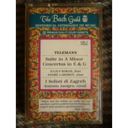 Telemann Suite and Concertos-Julius Baker Cassette Audio The Bach...
