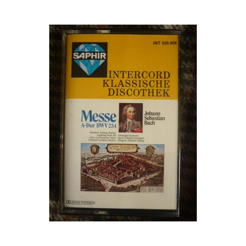 Bach Messe A-Dur BWV 234-Elisabeth Speiser Saphir INT 420.906